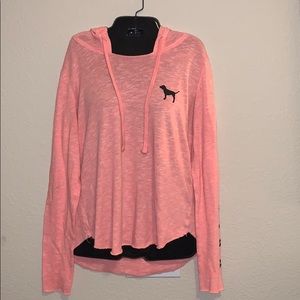 VS Pink hooded Sweatshirt
